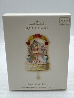 2008 Hallmark Dance Of The "Sugar Plum Fairy" Sound And Motion Ornament New